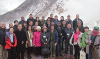Participants during a trip to Owakudani, Hakone during the second APAP workshop